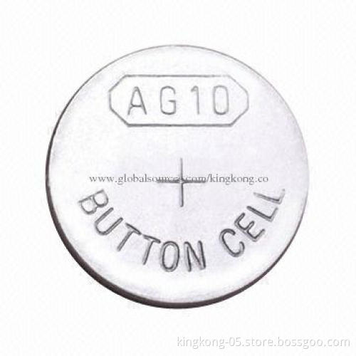 1.5V Alkaline ZnMn Button-cell Battery with CE, RoHS, MSDS and SGS Marks